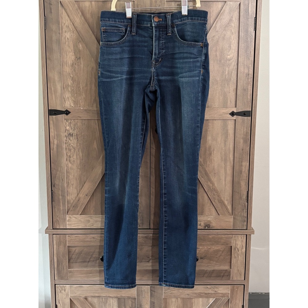 Madewell Roadtripper Skinny Jeans Womens 25 Dark Wash High Rise Denim G8395